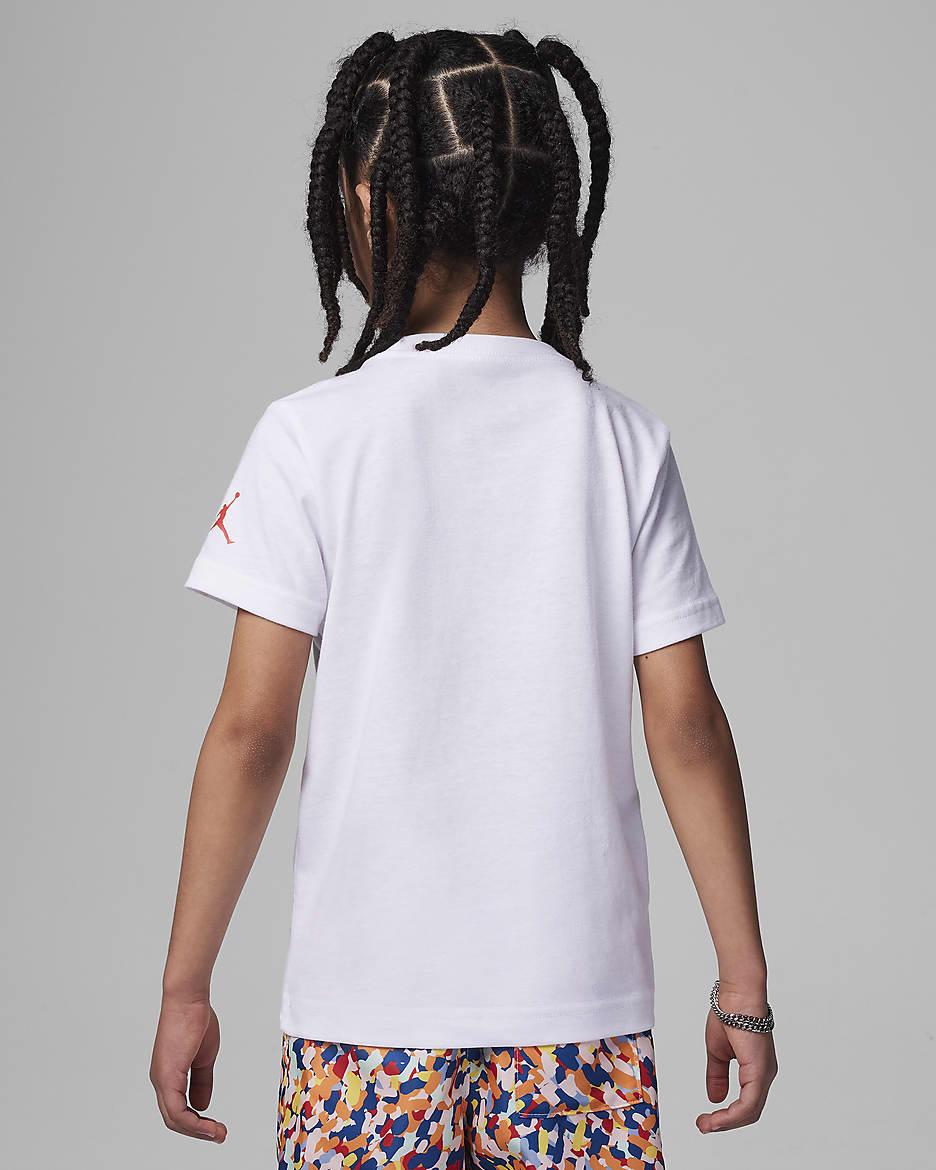 Jordan Poolside Jumpman Little Kids Graphic T Shirt. Nike